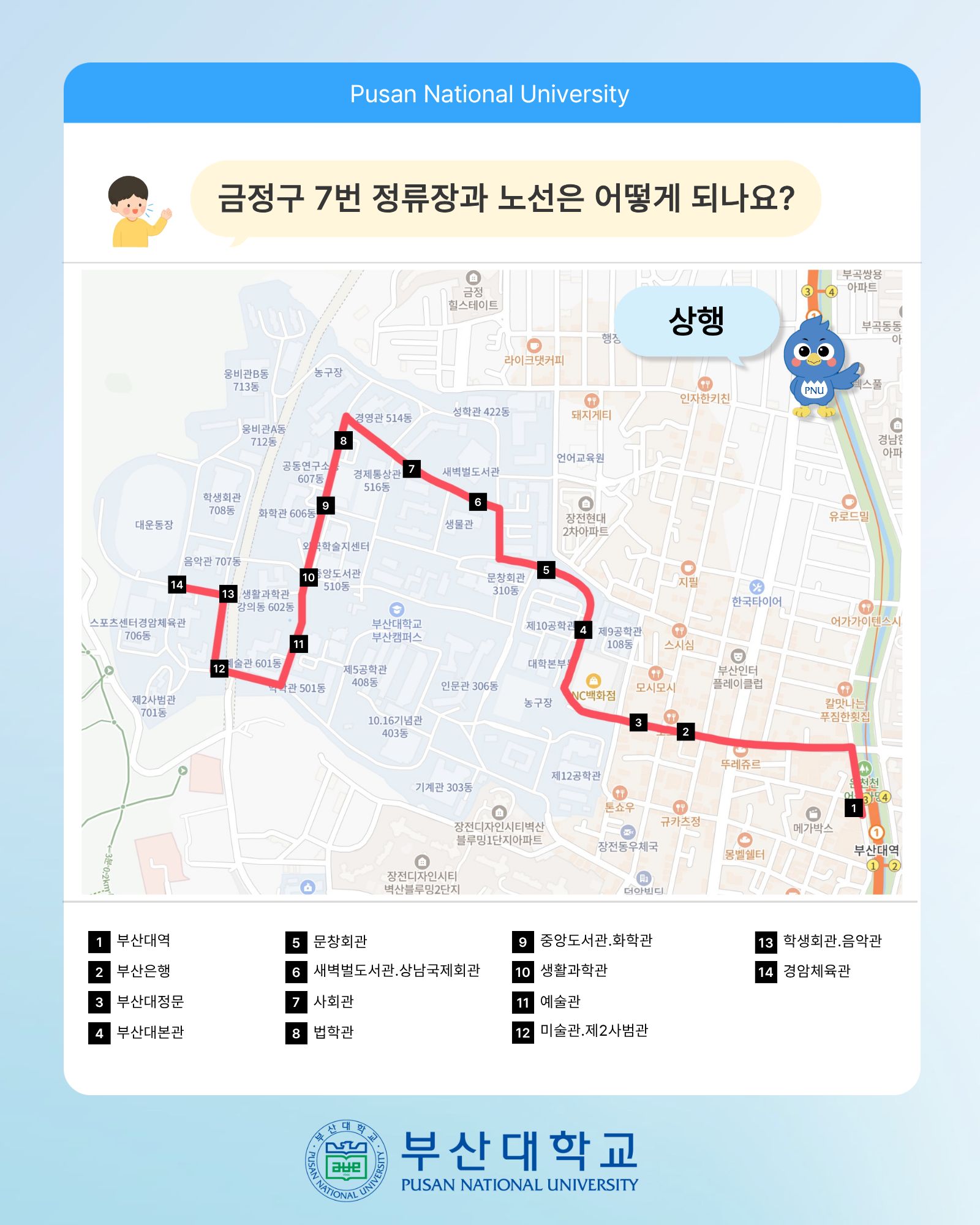 '[PNU_대학생활] 순환버스 소개' 첨부파일 이미지, 상세내용은 아래내용 참고