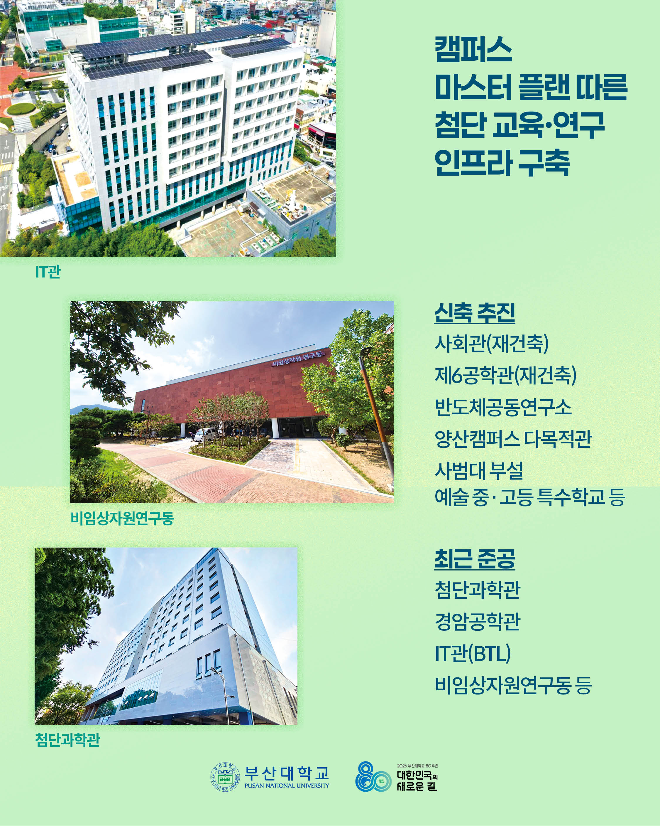 '[PNU_NEWS] 부산대학교 80년, AI 대전환과 교육·인프라 혁신의 새로운 장' 첨부파일 이미지, 상세내용은 아래내용 참고