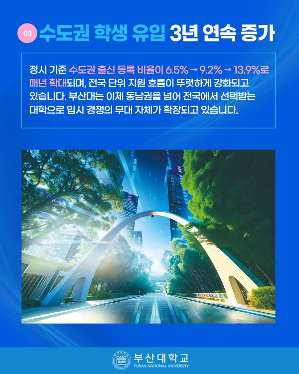 '[PNU_NEWS] 2026학년도 신입생 입시 결과 분석'