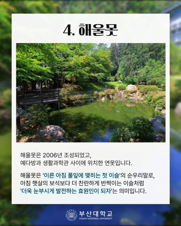 '[PNU_대학생활] 캠퍼스 장소 이름의 유래'