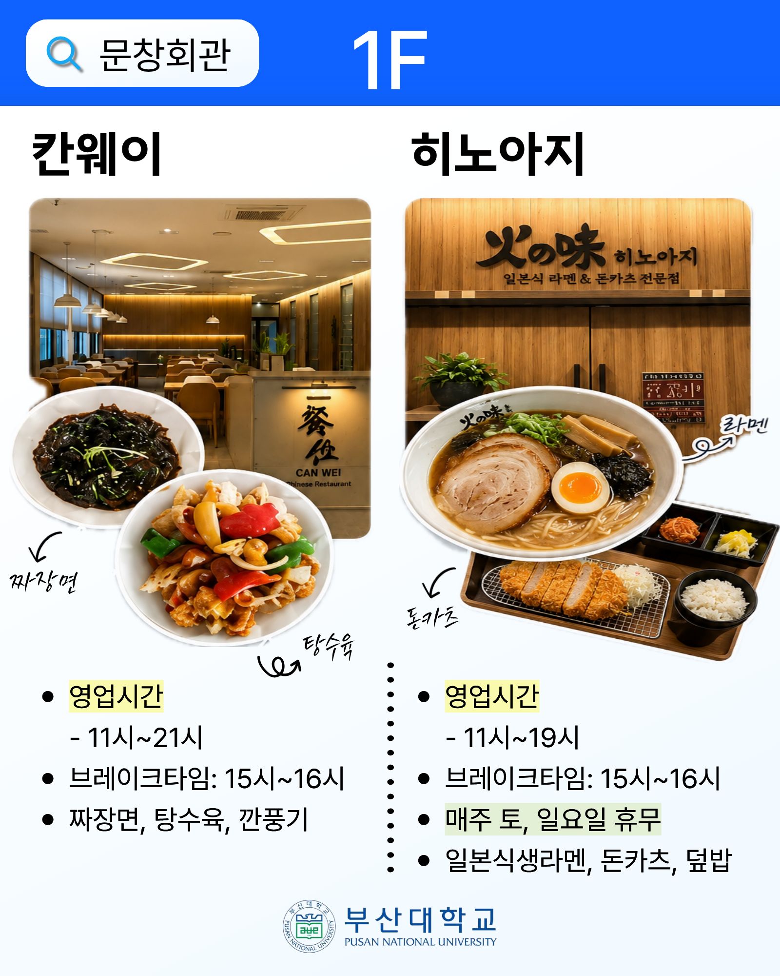 '[PNU_대학생활] 문창회관 소개' 첨부파일 이미지, 상세내용은 아래내용 참고