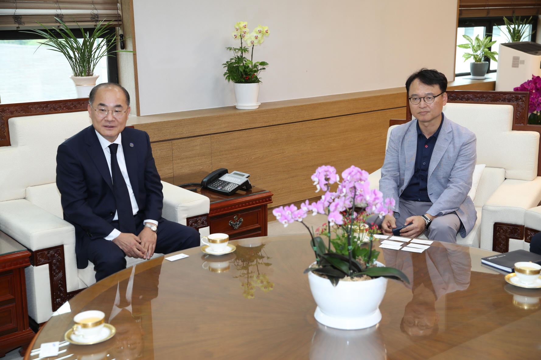 '내빈 접견_조성찬 삼성디스플레이 부사장'