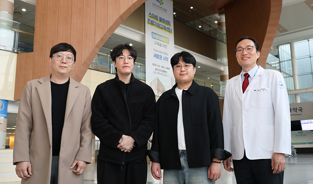 '김민우·설희윤 교수팀, CT에서 누락된 말초 기도까지 AI로 찾아낸다' 