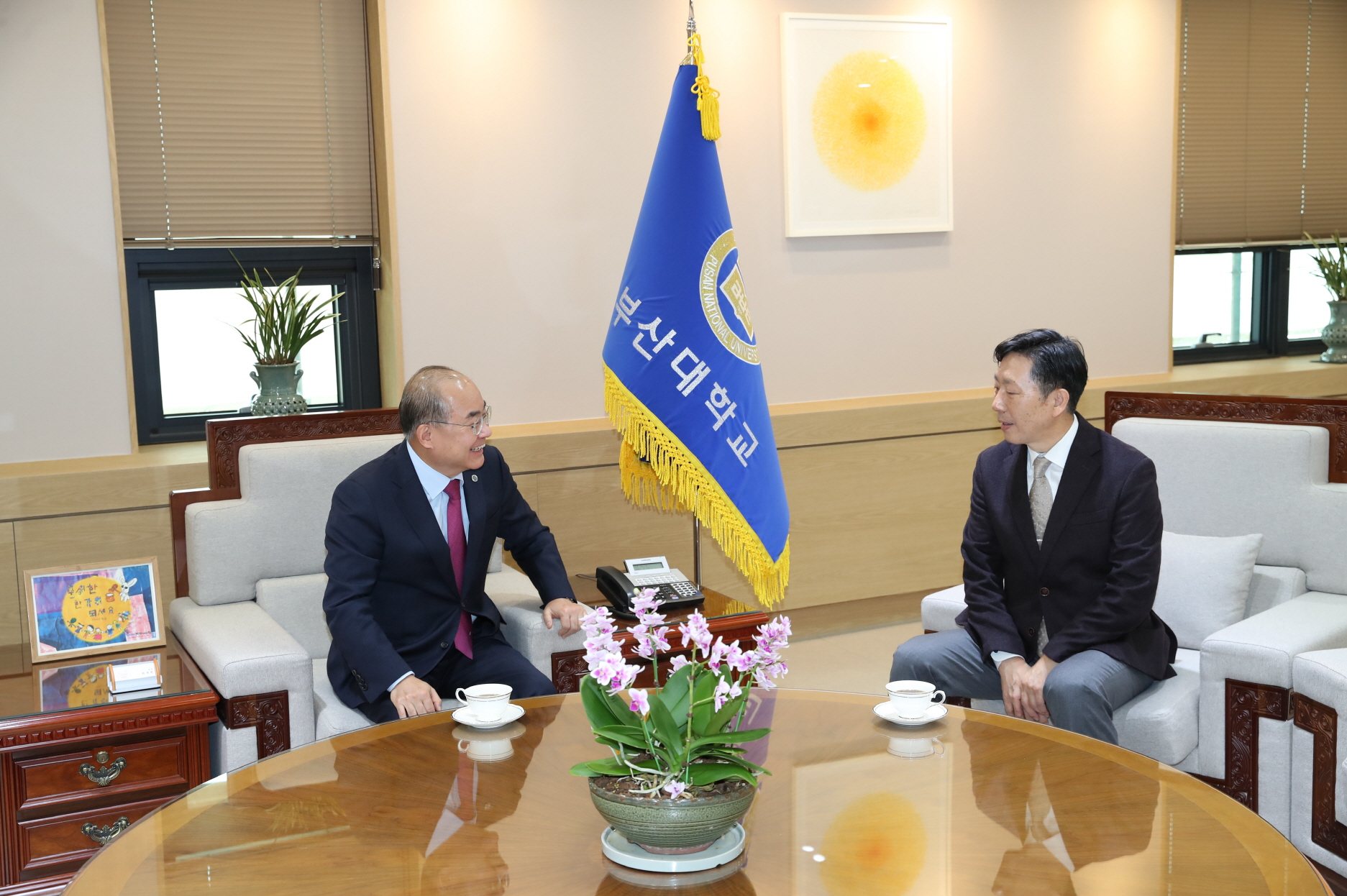 '내빈 접견_김영복 전 부경대학교 부총장'