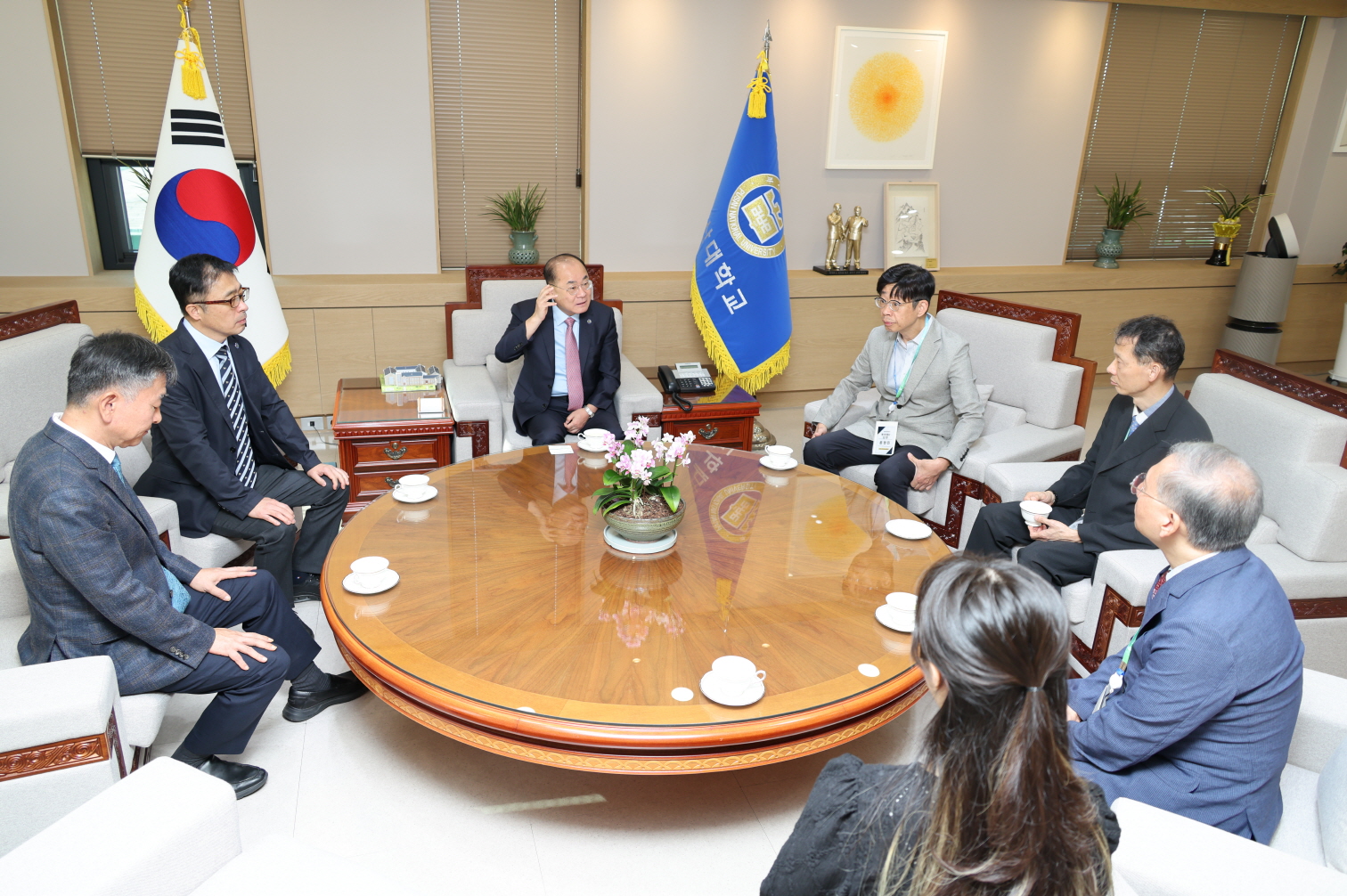 '내빈 접견_한의학교육인증 현장평가단'